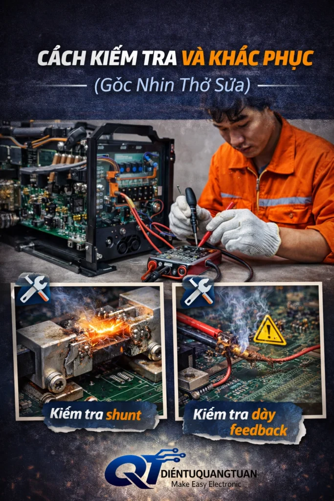 cách kiểm tra máy hàn có tiếng rít cho thợ