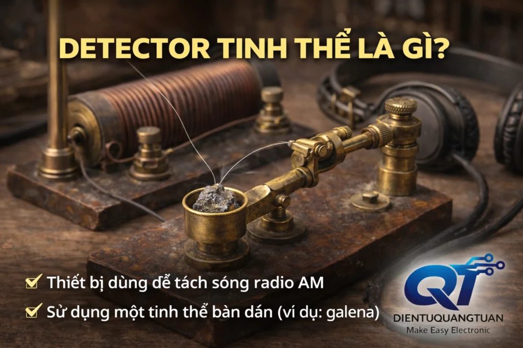 detector tinh thể là gì