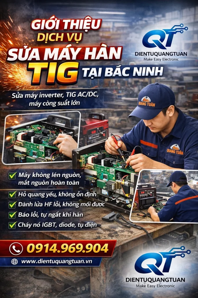 giới thiệu dịch vụ sửa máy hàn tig bắc ninh