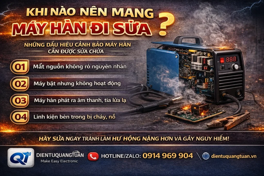 khi nào nên mang máy hàn đi sửa