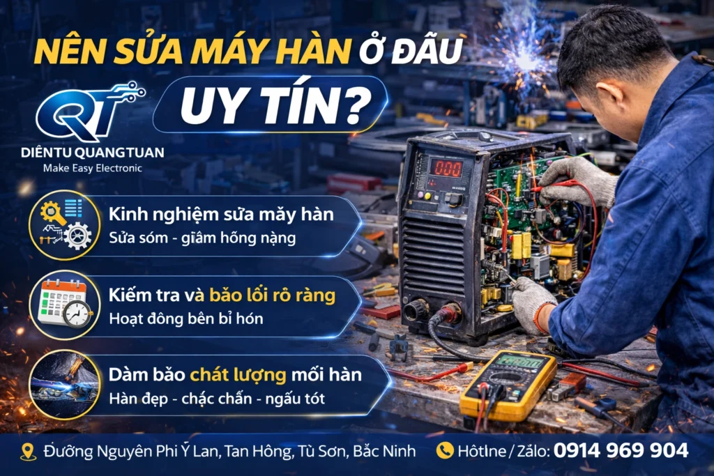nên sửa máy hàn ở đâu uy tín