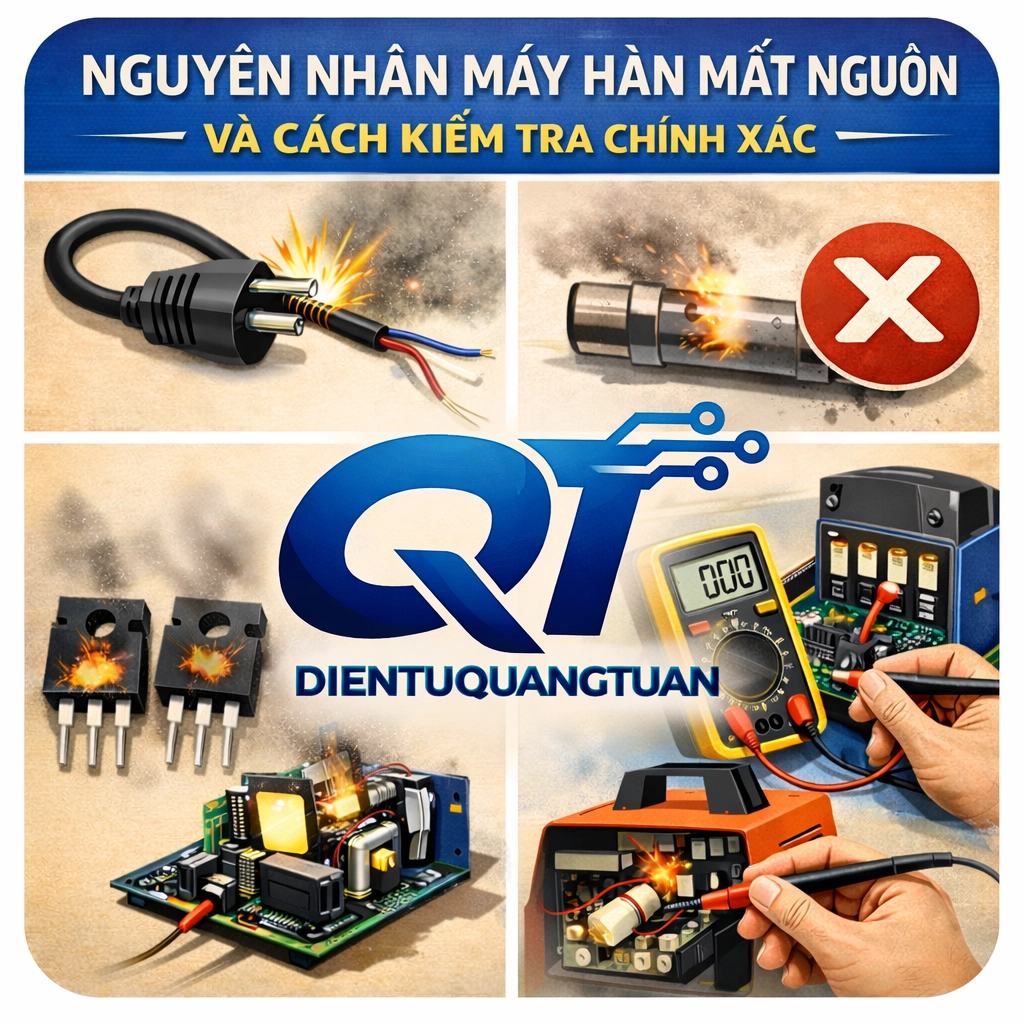 7 Nguyên Nhân Máy Hàn Mất Nguồn Và Cách Kiểm Tra Chính Xác