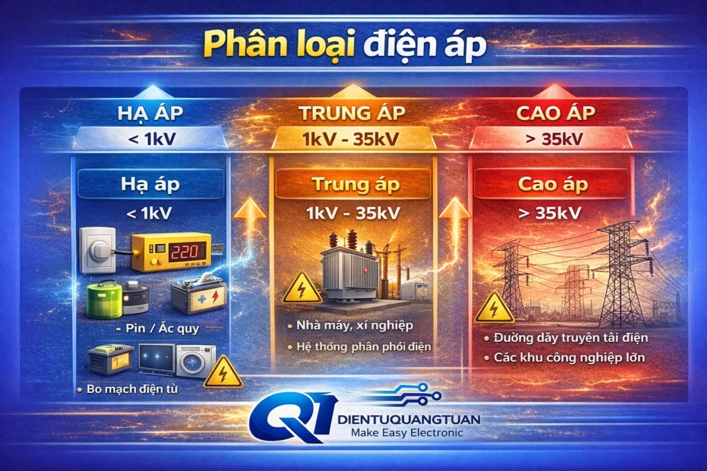 phân loại điện áp