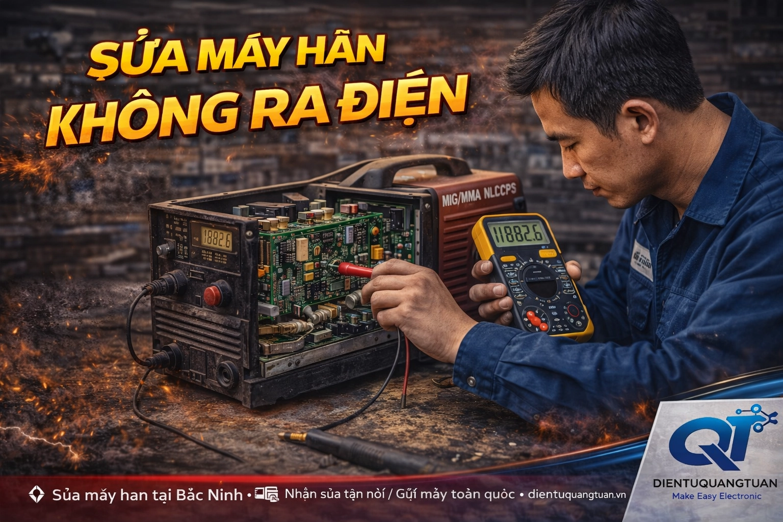 Sửa Máy Hàn Không Ra Điện: Nguyên Nhân & Cách Khắc Phục Chi Tiết