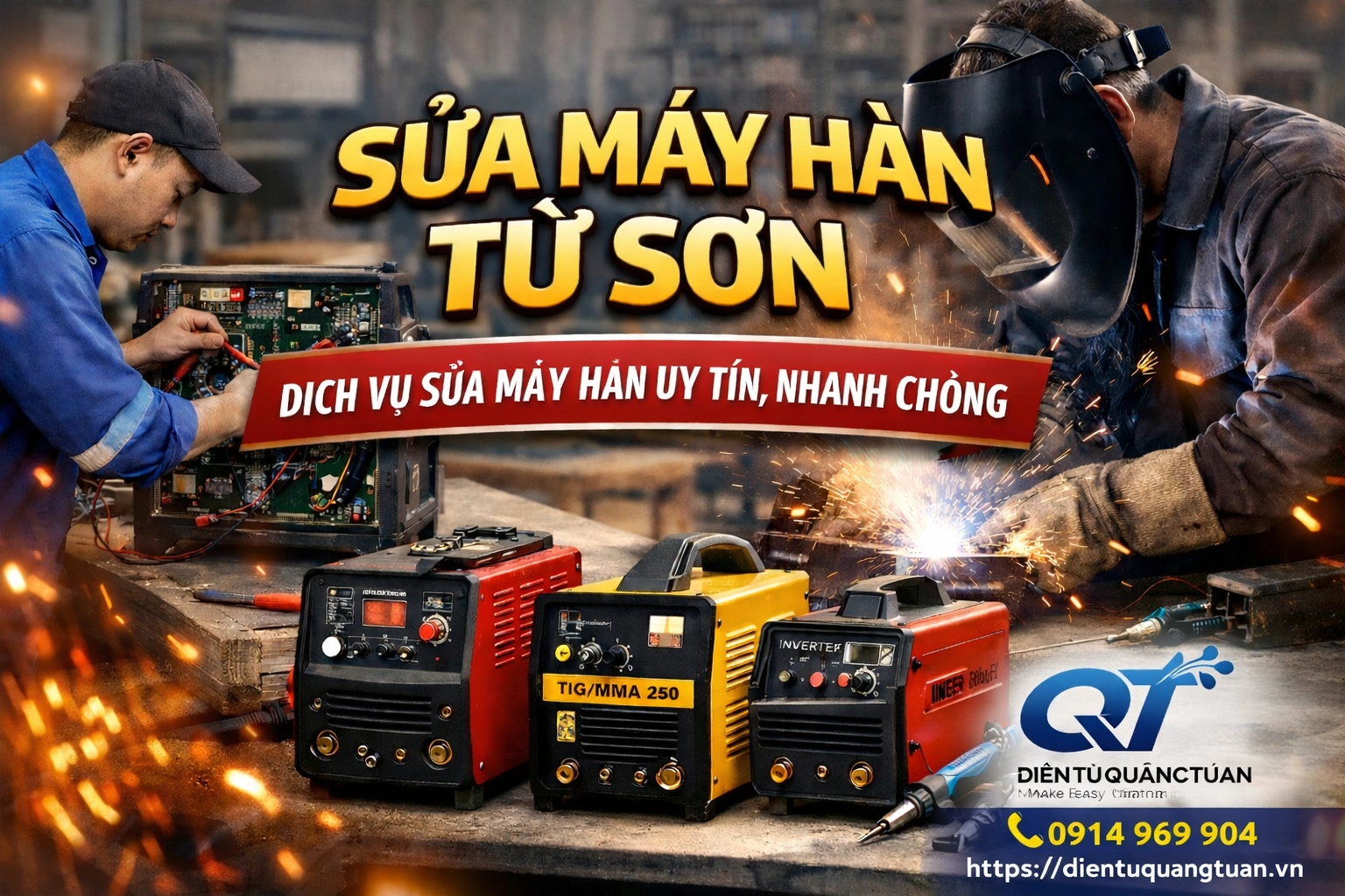 Sửa Máy Hàn Tại Từ Sơn – Dịch Vụ Sửa Máy Hàn Uy Tín, Nhanh Chóng