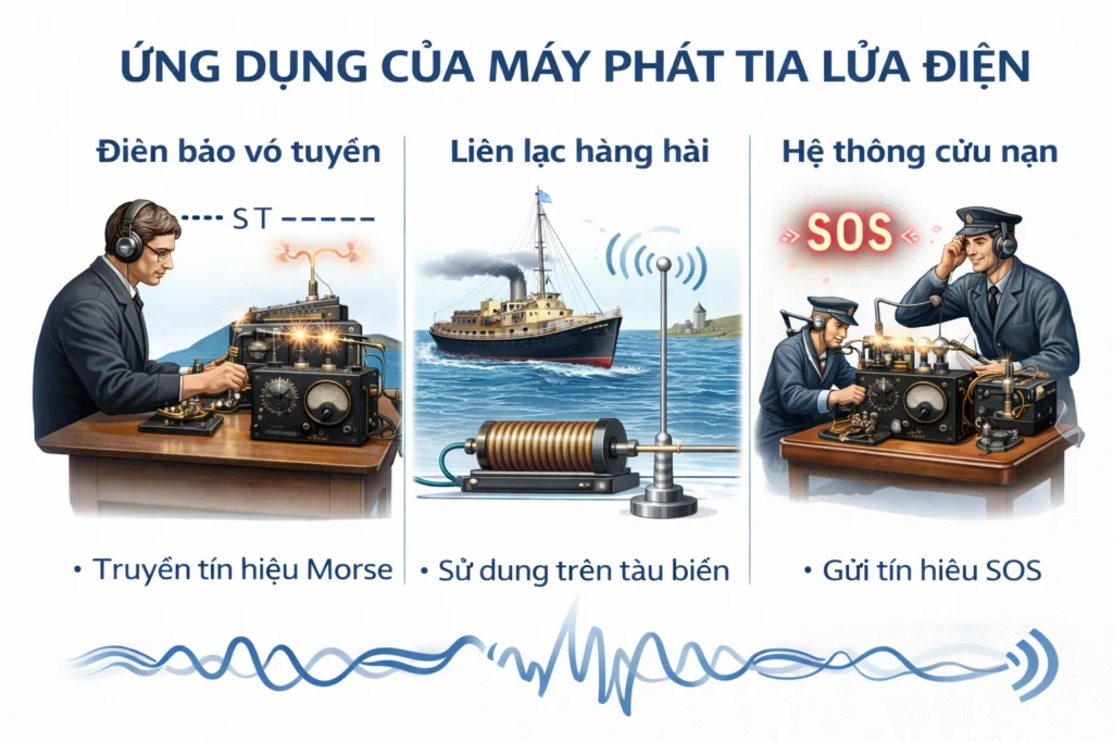Máy Phát Tia Lửa Điện Thô Sơ