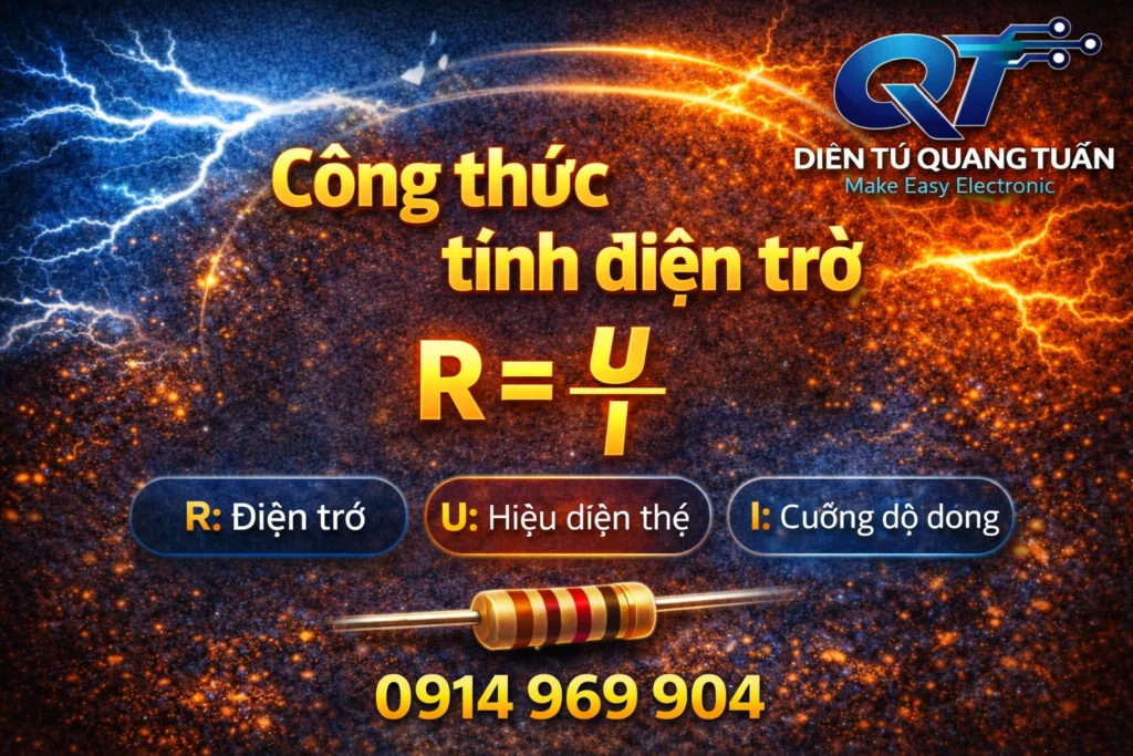 công thức tính điện trở