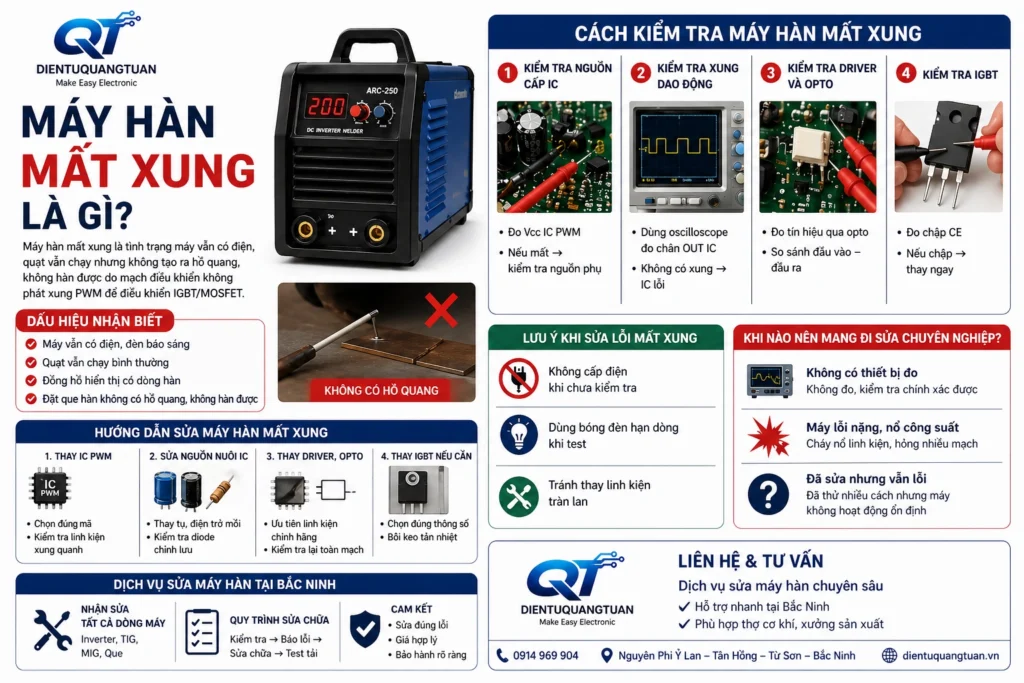 máy hàn mất xung là gì
